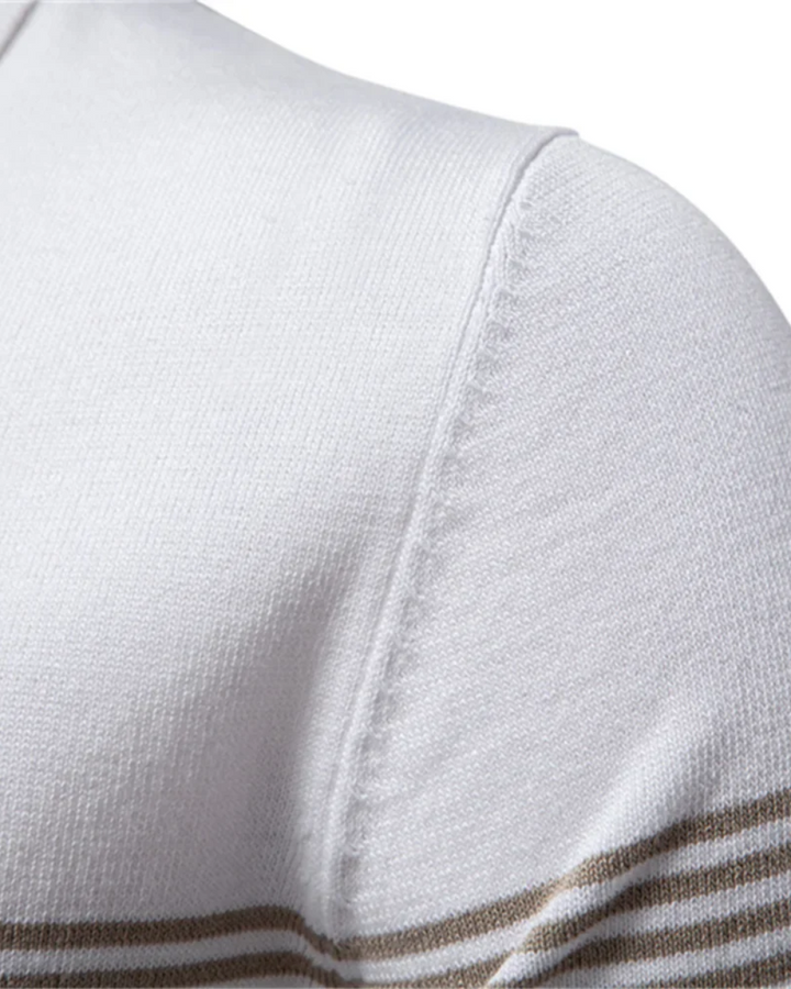 Polohemd mit Streifen