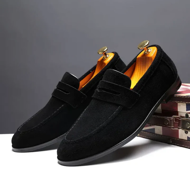 Sommer-Loafers aus Wildleder
