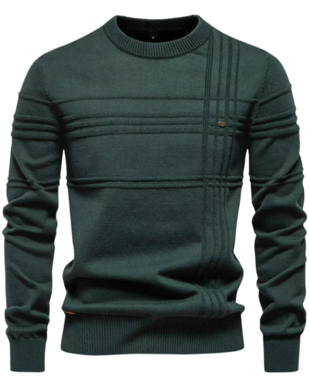 Herrenpullover mit Karomuster