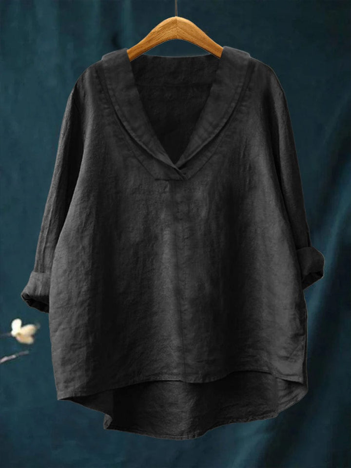 Samantha | Elegante Sommerbluse aus Leinen