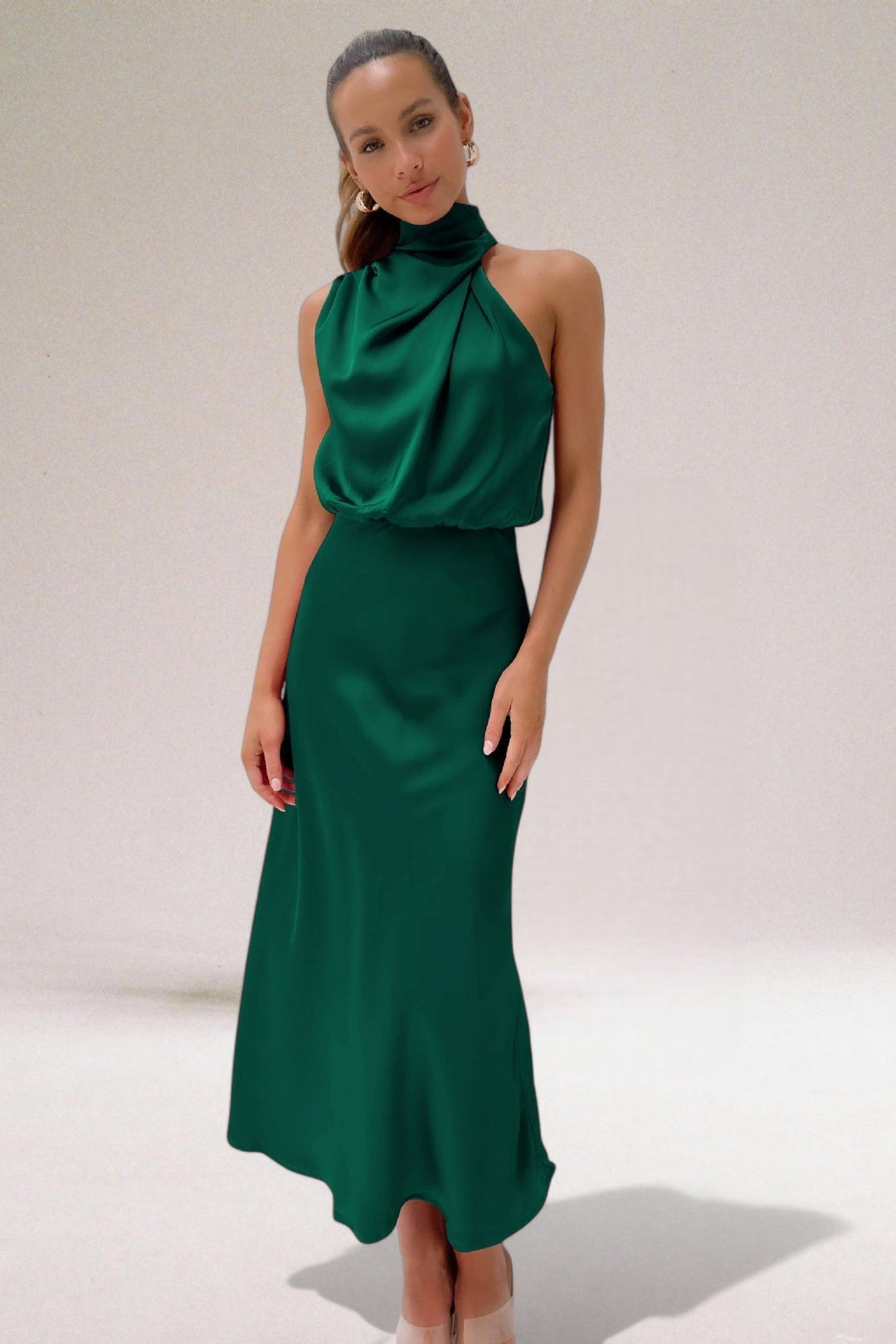 ELARA™ - Elegantes Satin-Abendkleid