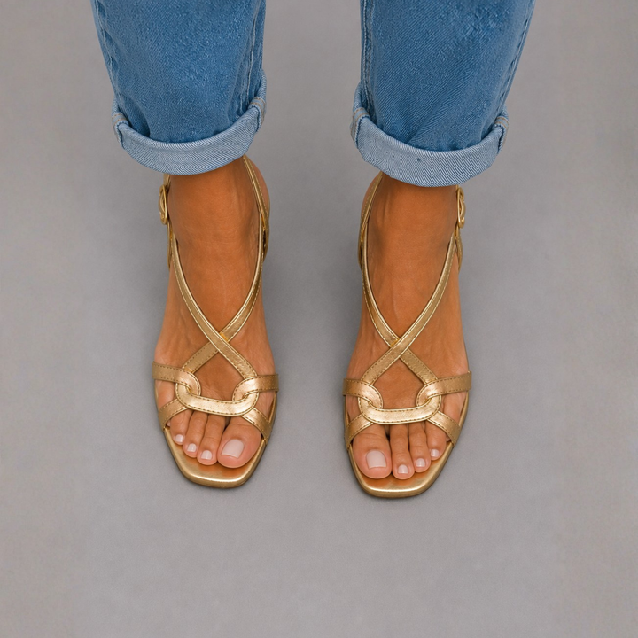 Soleil™ | Goldene Sandalen, Sommerzauber