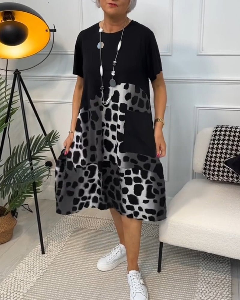 Cassandra | Damen Elegantes Midi-Kleid