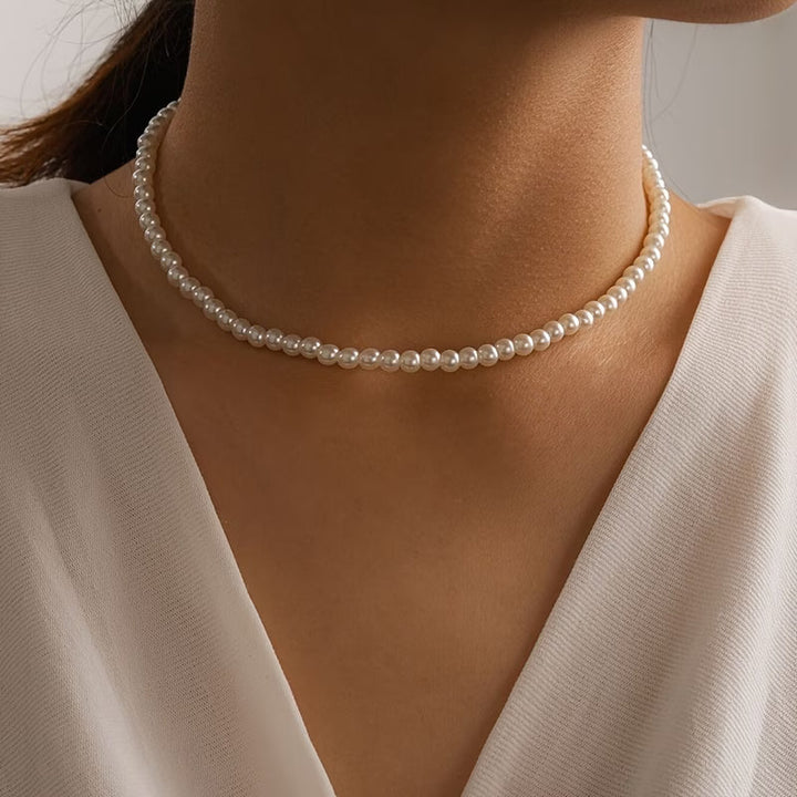 Perlen Eleganz Halskette