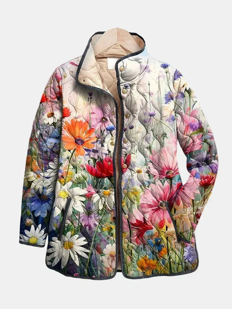 DELACROIX | Steppjacke Wiesenblumen Manon