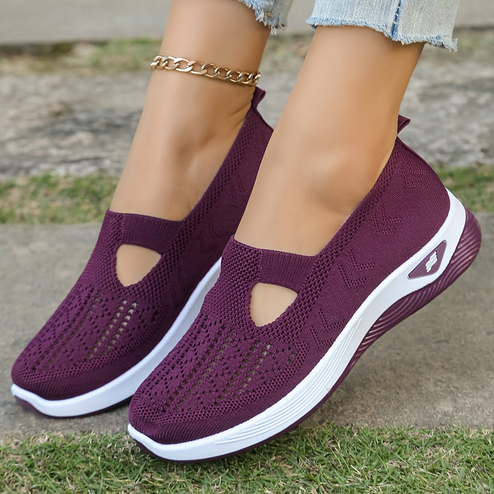 Elies™ | Atmungsaktive Cut-Out Sneaker