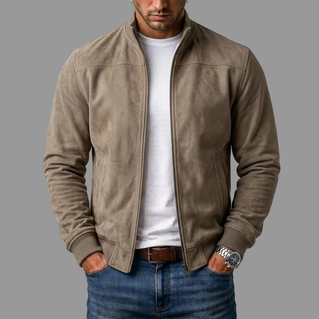 Dieter | Wildleder Bomberjacke