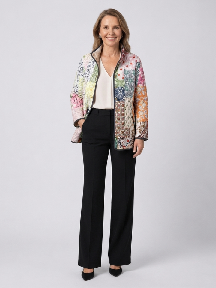 DELACROIX | Steppjacke Patchwork Bohème Florence