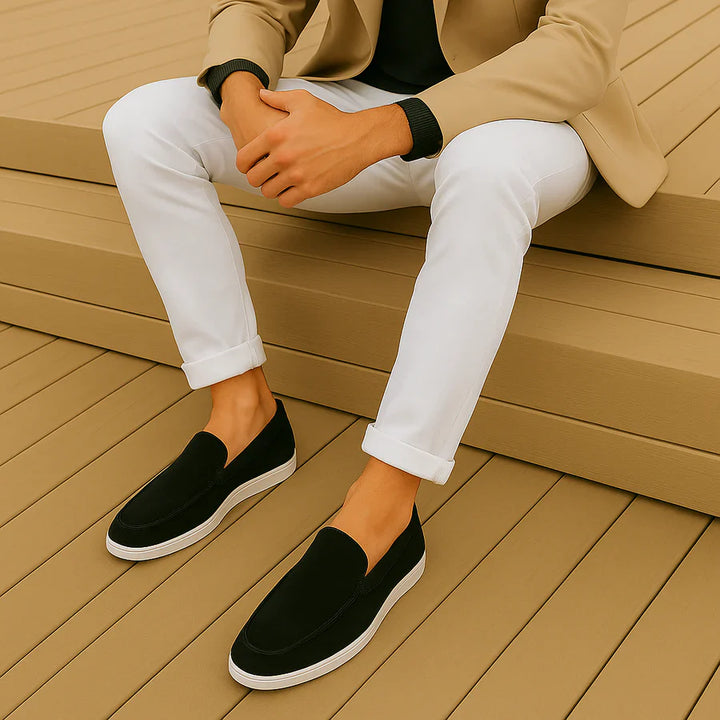 Lässige Wildleder-Loafer