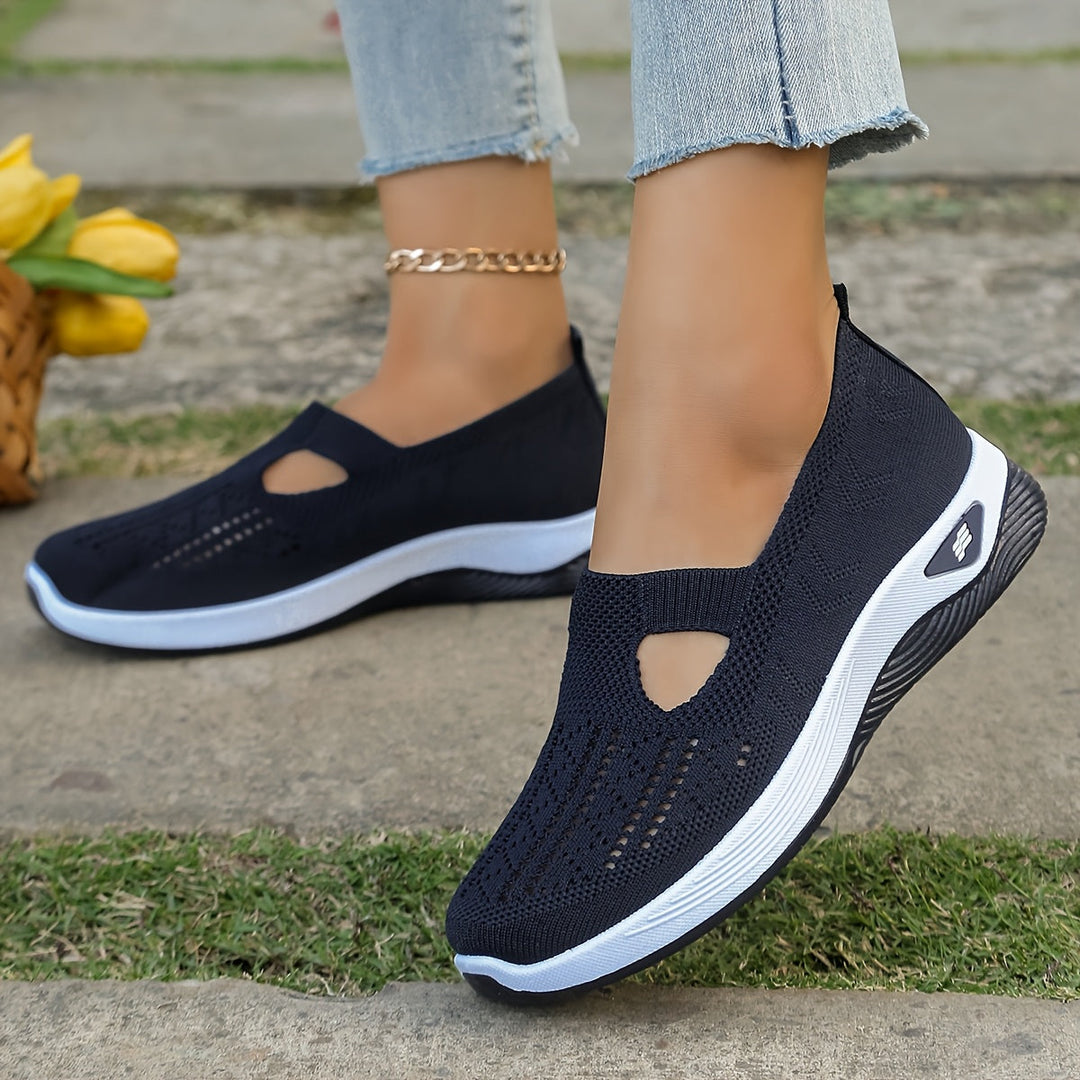 Elies™ | Atmungsaktive Cut-Out Sneaker