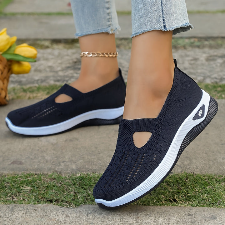 Elies™ | Atmungsaktive Cut-Out Sneaker