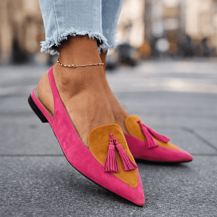 Claudia | Sandalen mit Riemchen und Quasten