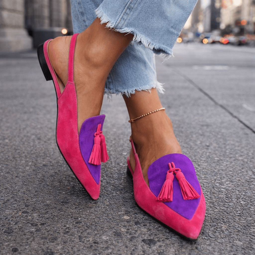 Claudia | Sandalen mit Riemchen und Quasten
