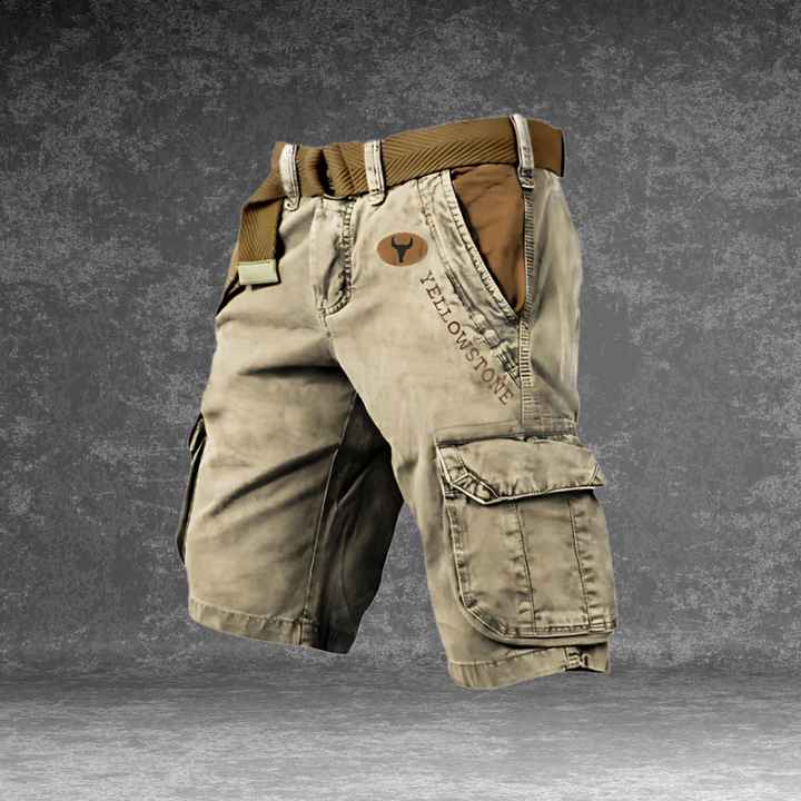 Cargo-Hose mit 6 Taschen und Gürtel
