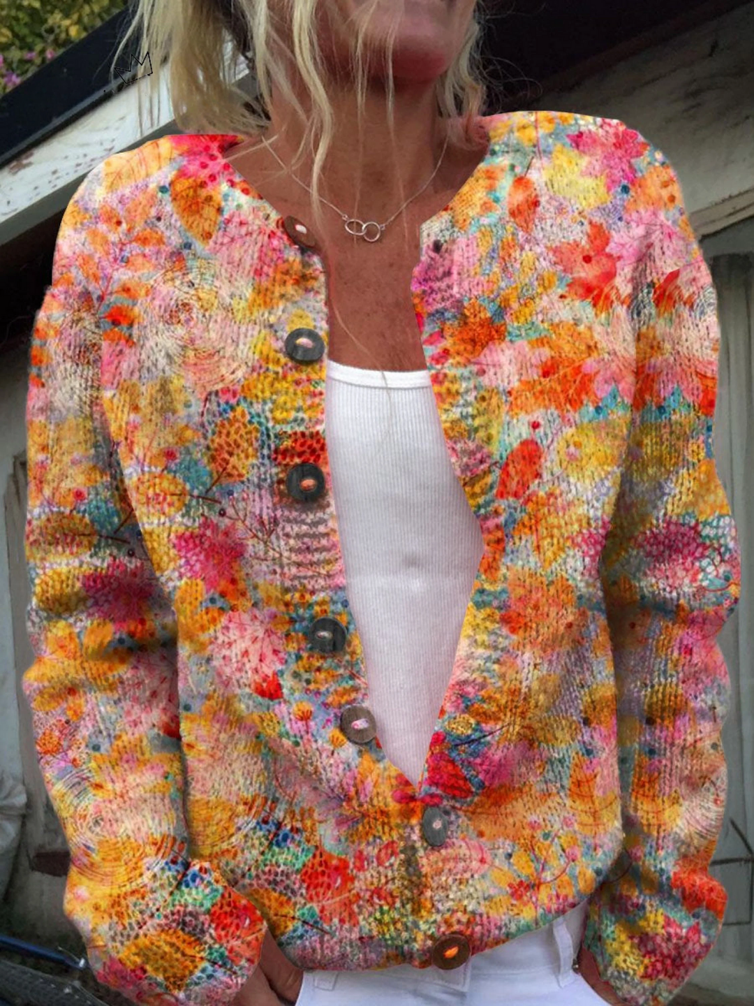 Helena™ | Vintage Strick-Cardigan