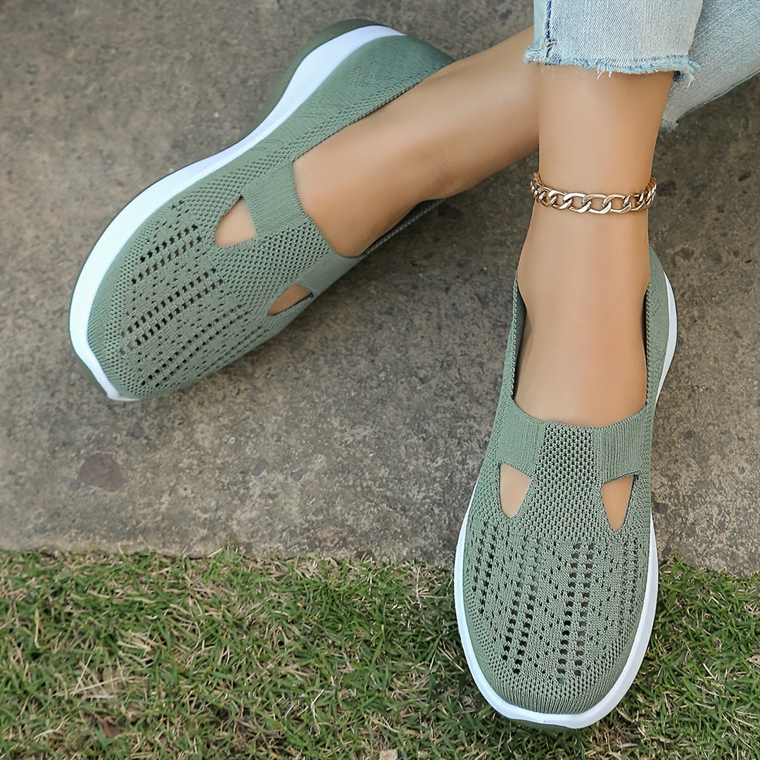 Elies™ | Atmungsaktive Cut-Out Sneaker