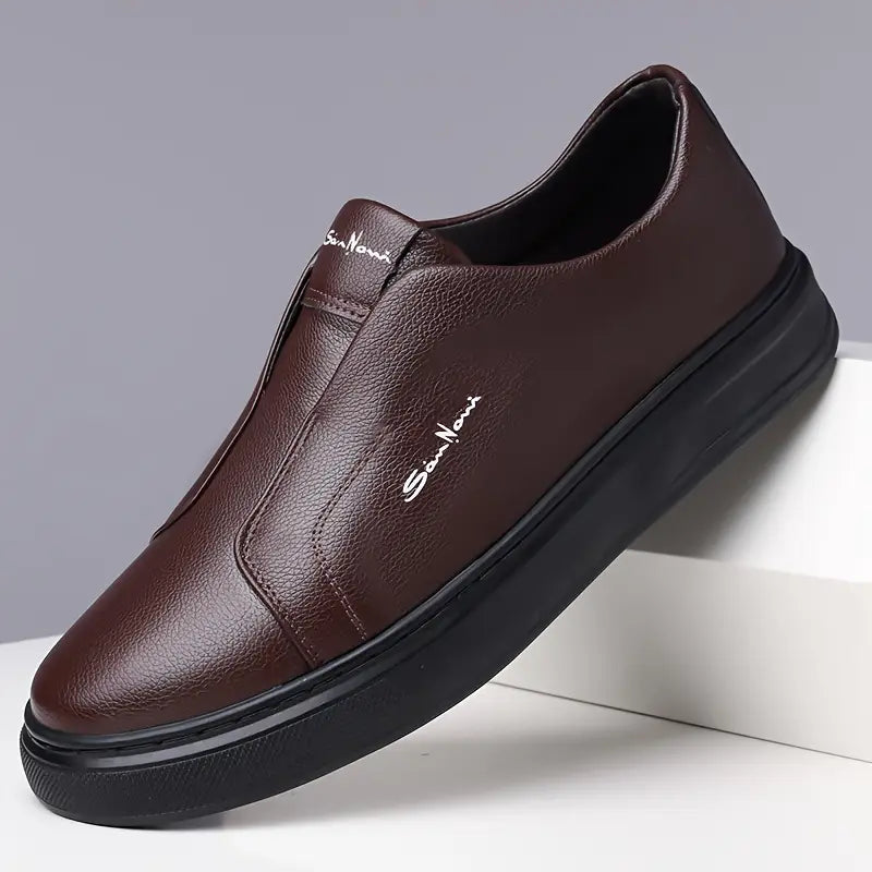 Leder Slipper Schuhe