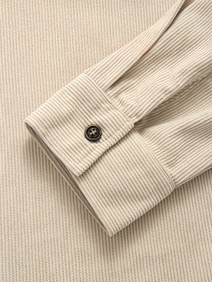 Lässige Cord-Strickjacke