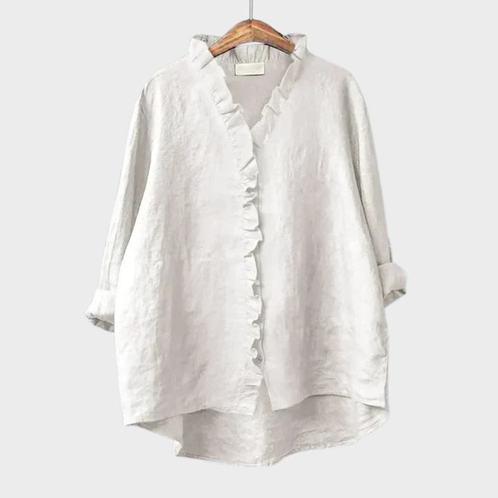 Eline | Elegante Sommerbluse aus Leinen