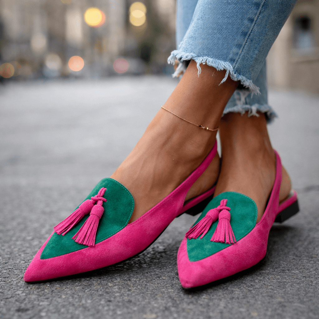 Claudia | Sandalen mit Riemchen und Quasten