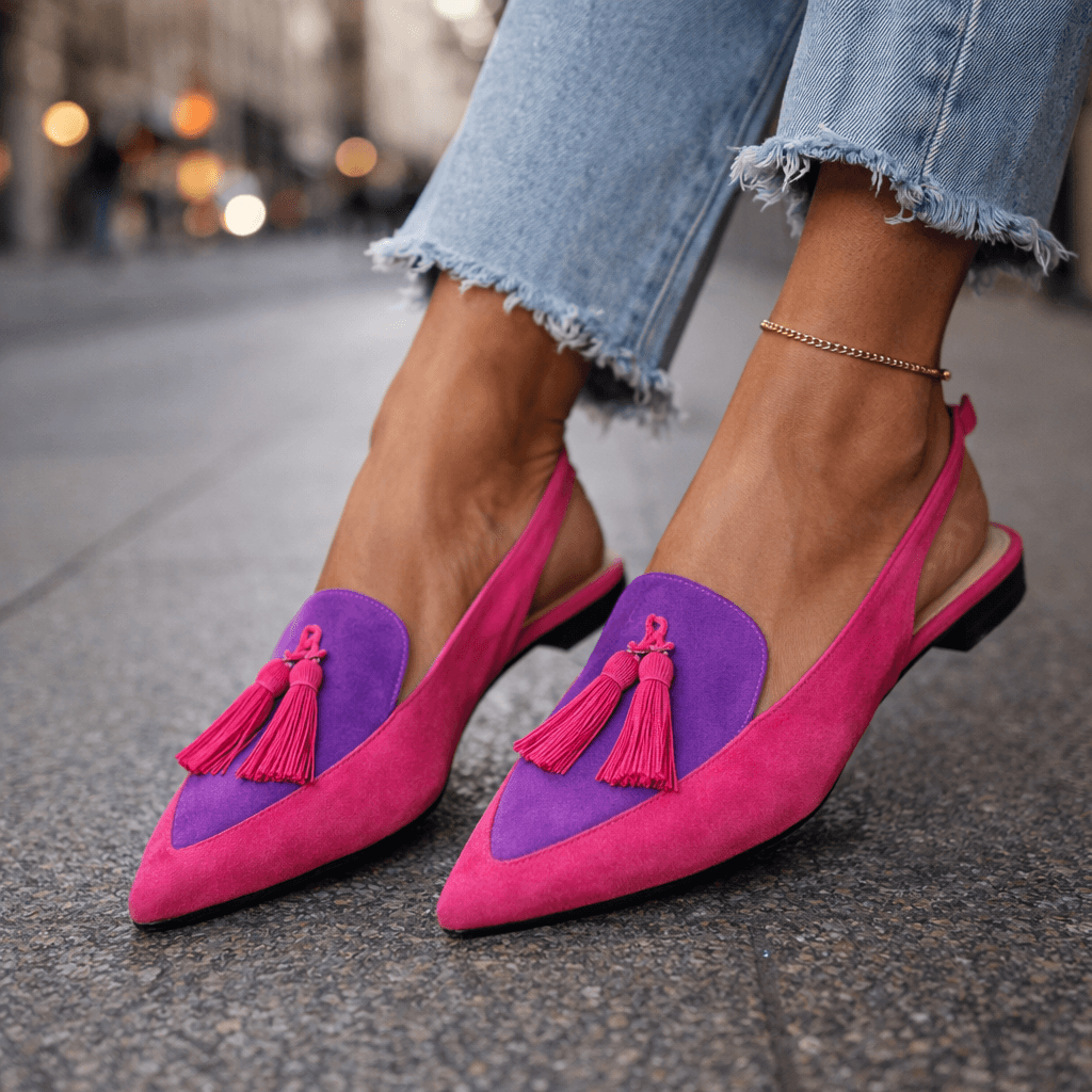 Claudia | Sandalen mit Riemchen und Quasten