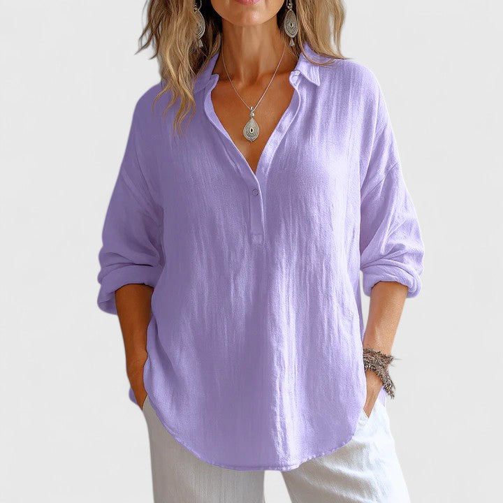 Franzina | Bequeme Leinenbluse