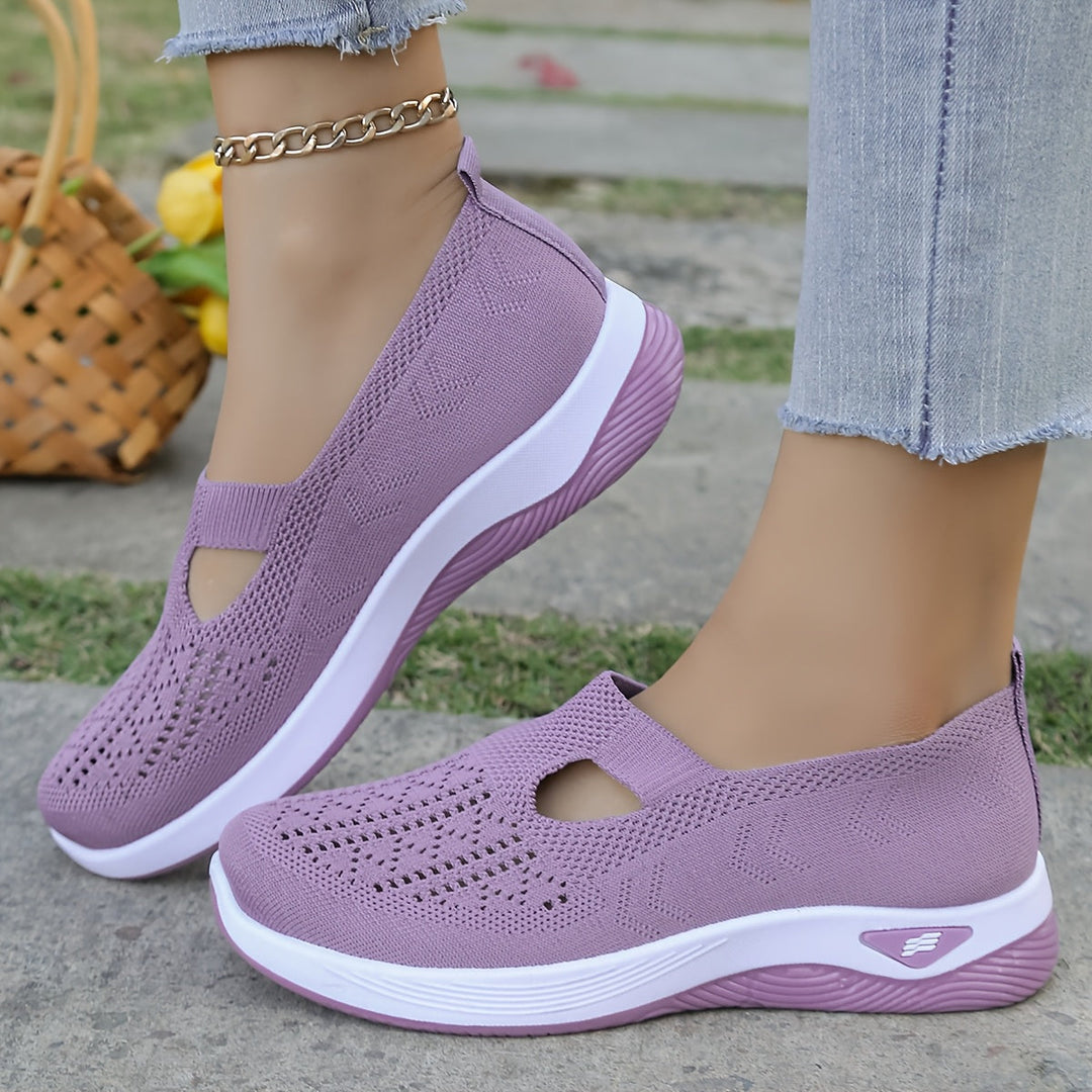 Elies™ | Atmungsaktive Cut-Out Sneaker