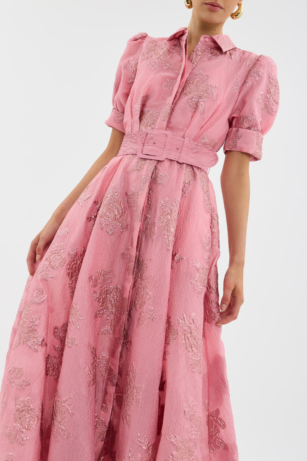 Aria™ | Kleid mit kurzen Puffärmeln
