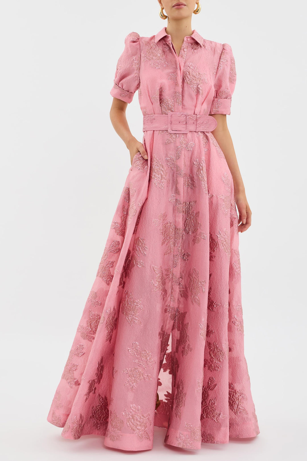 Aria™ | Kleid mit kurzen Puffärmeln