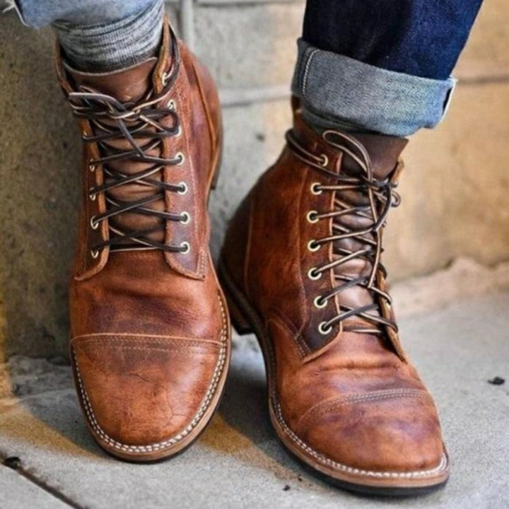 Elegante Lederstiefel