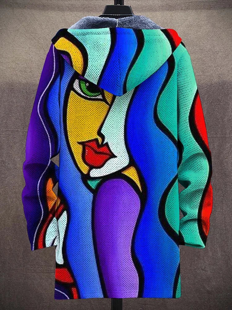 Cormac | Künstlerischer Kapuzencardigan