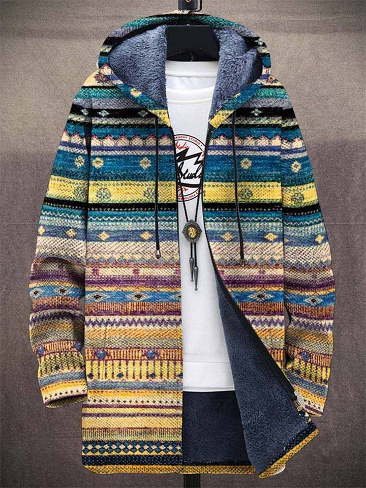Ringelblume | Handgefertigter Kapuzen-Cardigan