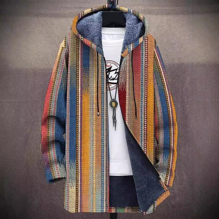 Ringelblume | Handgefertigter Kapuzen-Cardigan