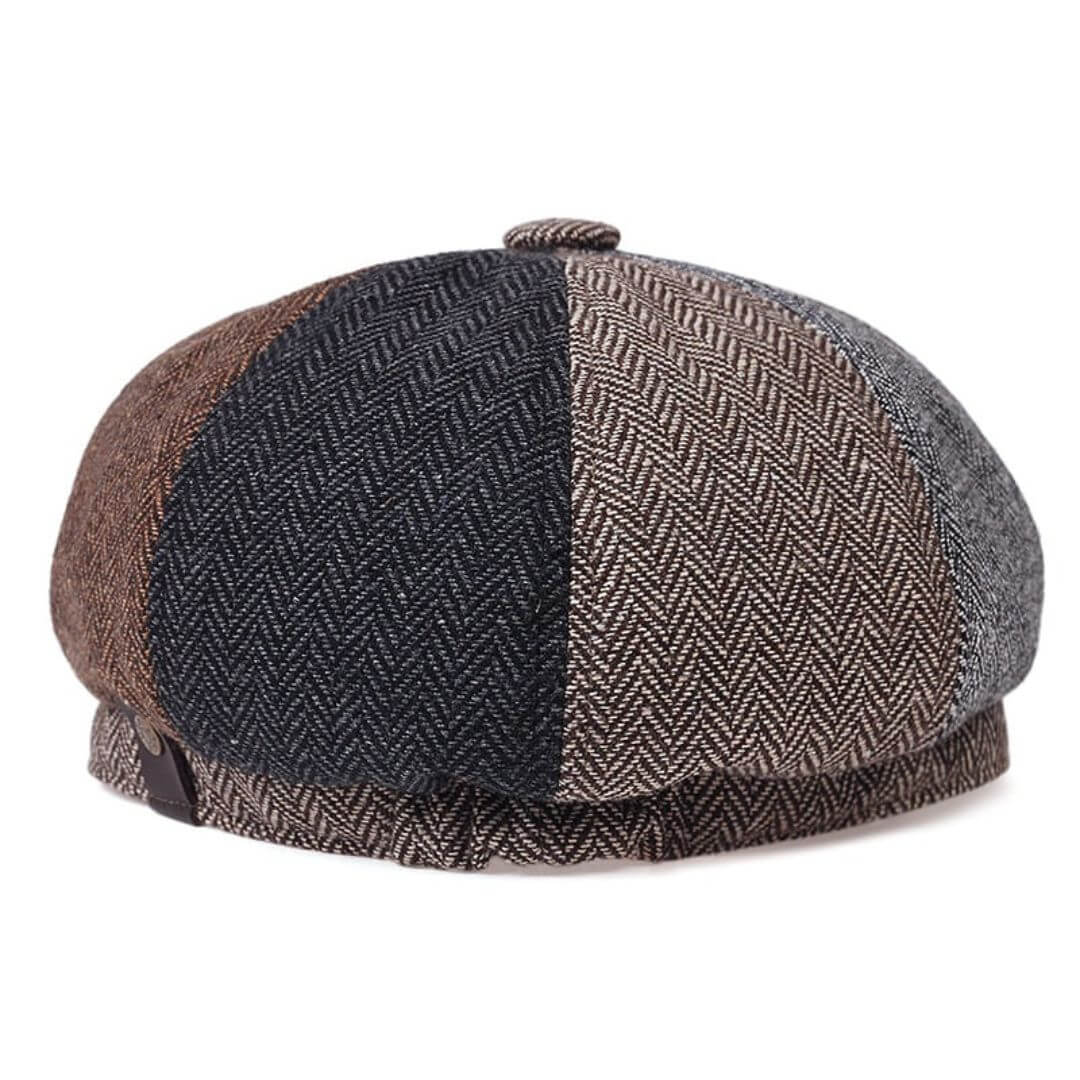 Wollmischung Patchwork Cap