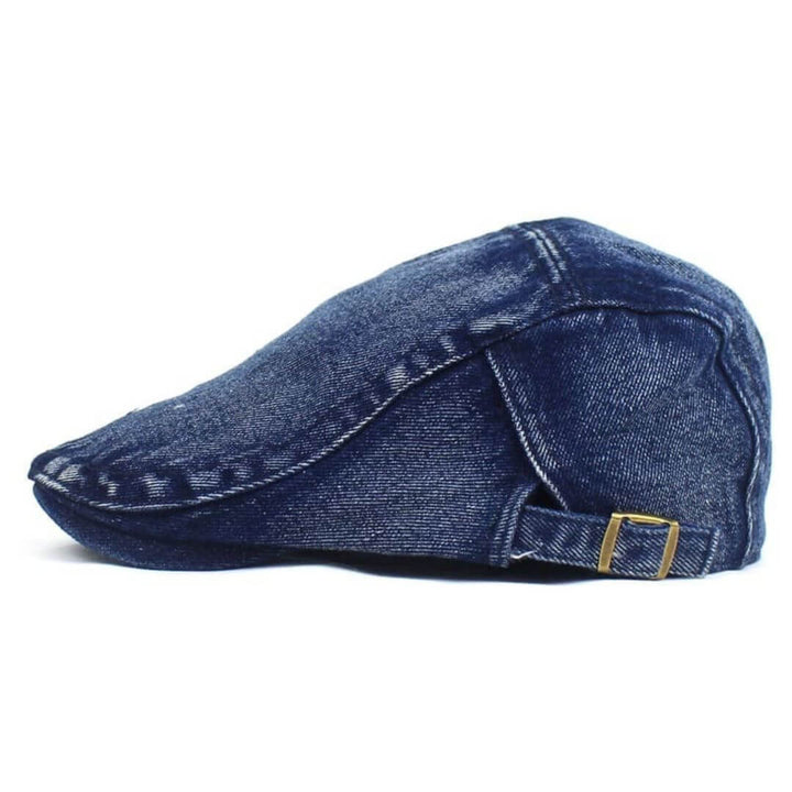 Gewaschenes Denim-Flachkappe