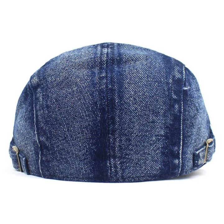 Gewaschenes Denim-Flachkappe