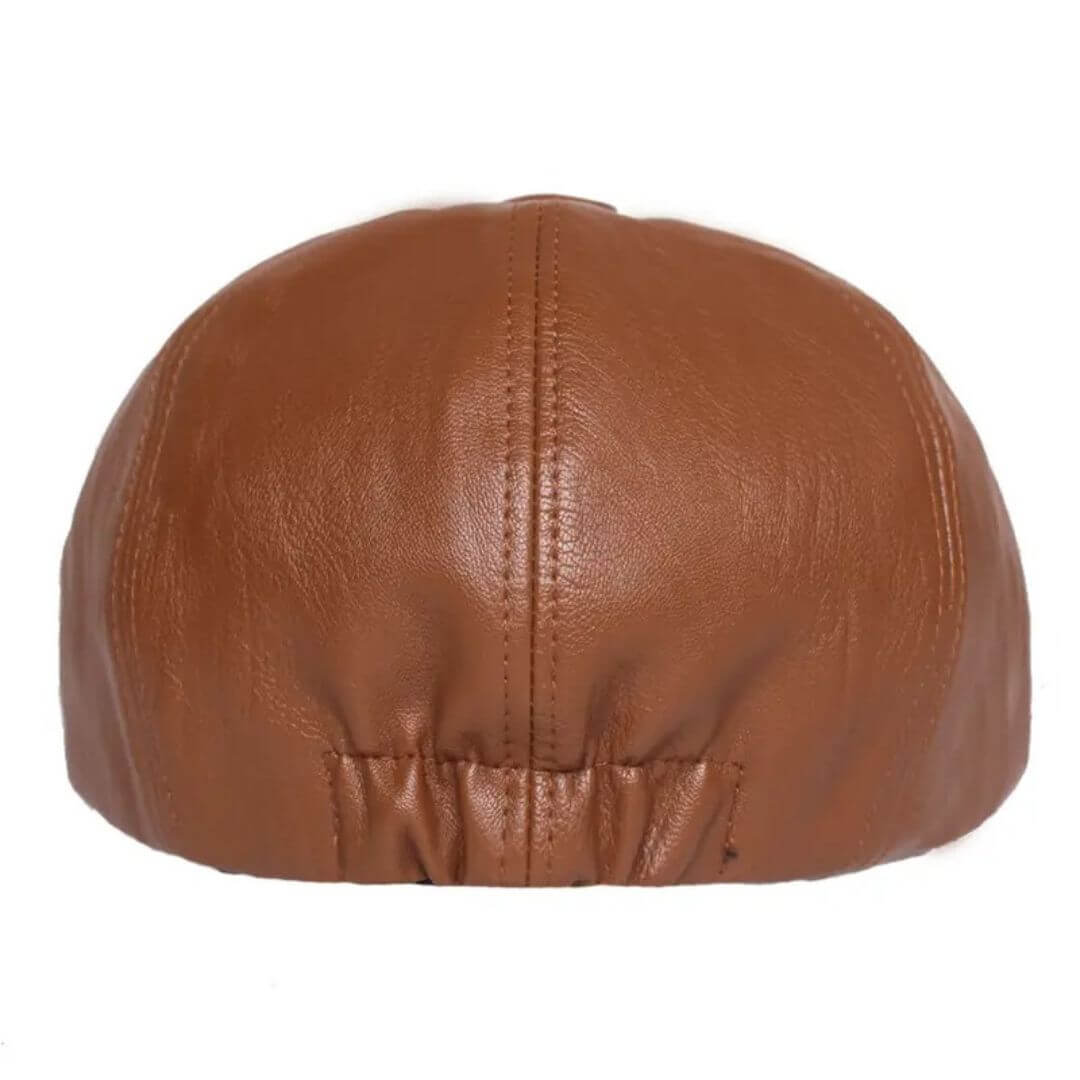 Leder Schirmmütze