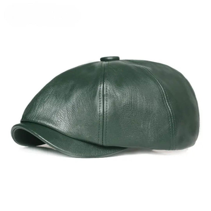 Leder Schirmmütze