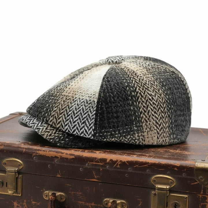 Wollmischung Newsboy Cap