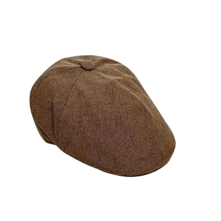 Leinenmischung Flachkappe