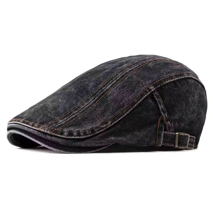 Denim Flat Cap