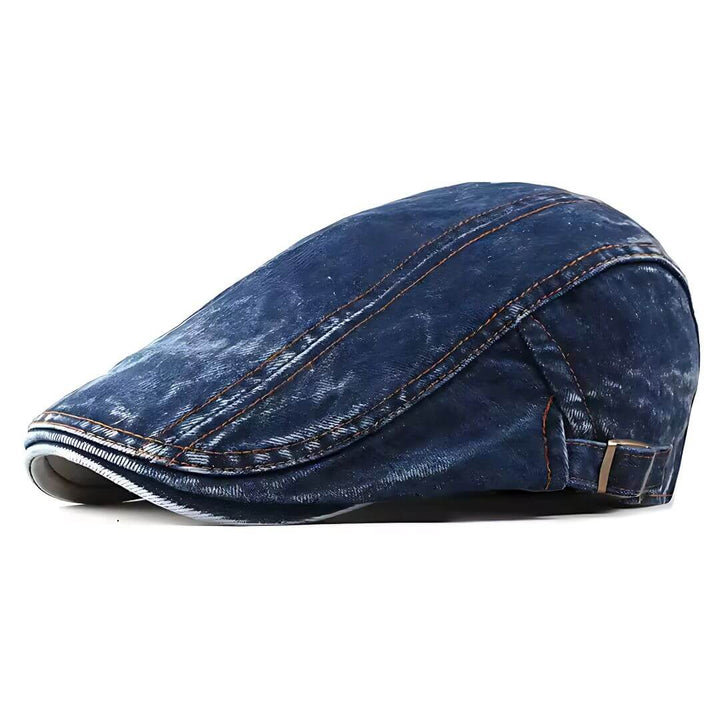 Denim Flat Cap