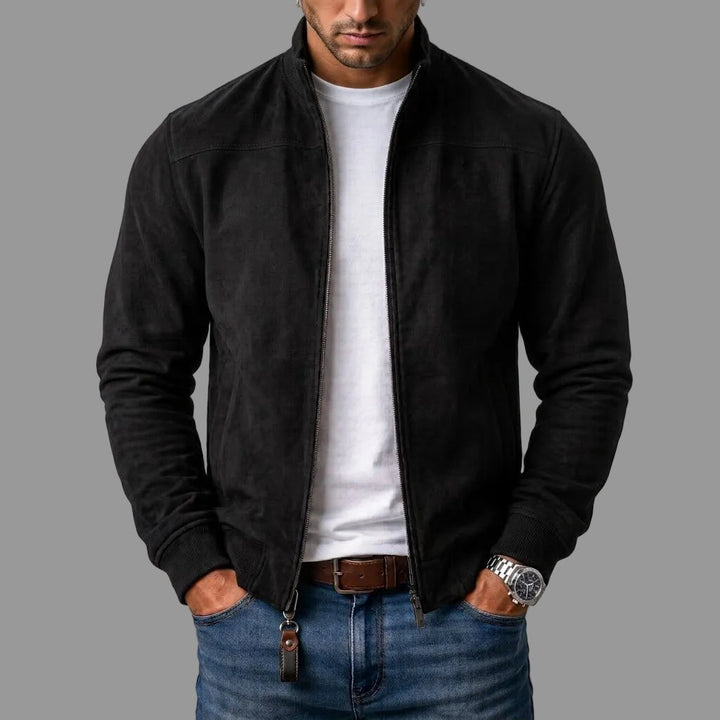 Dieter | Wildleder Bomberjacke