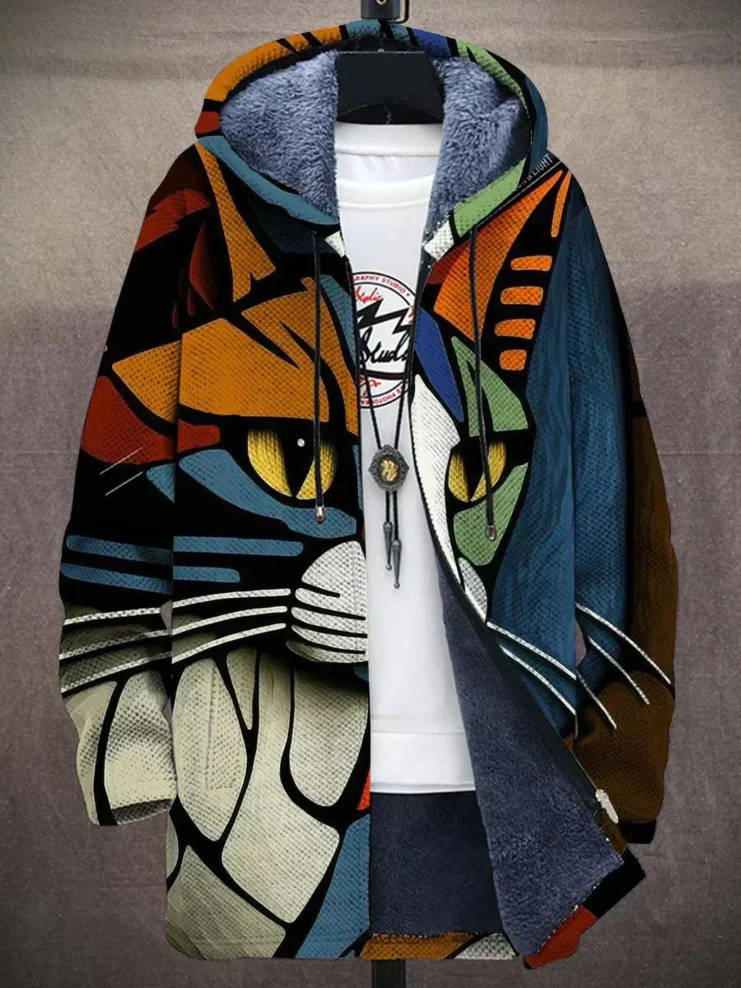 Rosalind | Künstlerischer Kapuzen-Cardigan