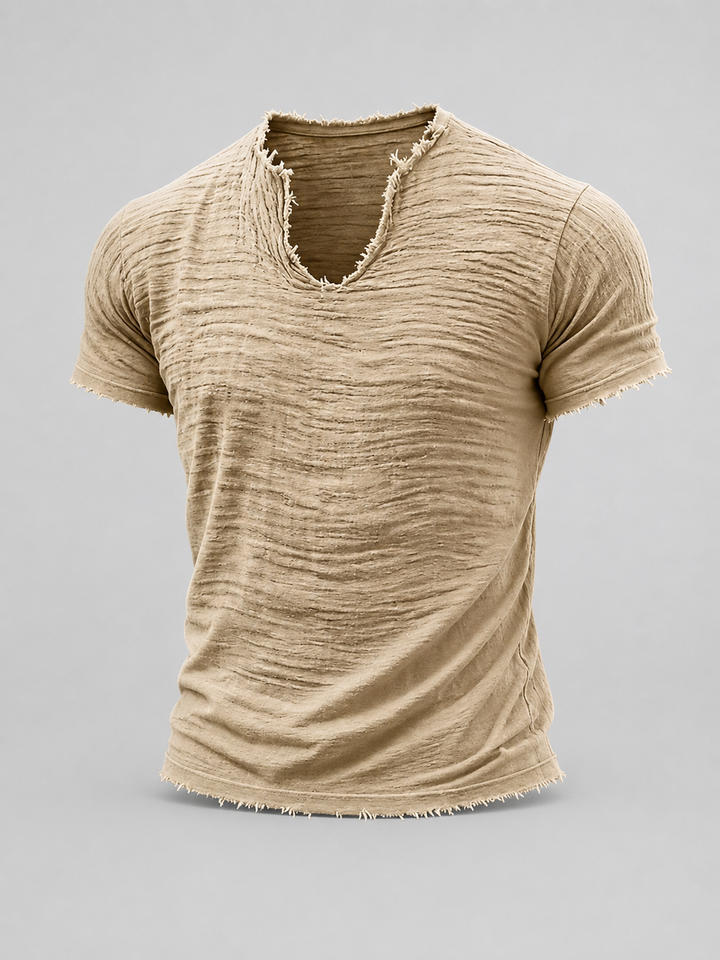 Andreas | Vintage V-Ausschnitt-Shirt für Herren