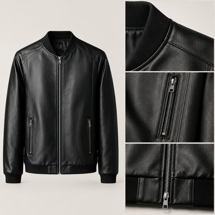 Thomas | Bomberjacke aus Leder
