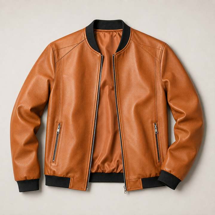Thomas | Bomberjacke aus Leder