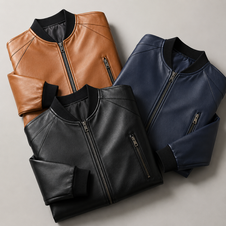 Thomas | Bomberjacke aus Leder
