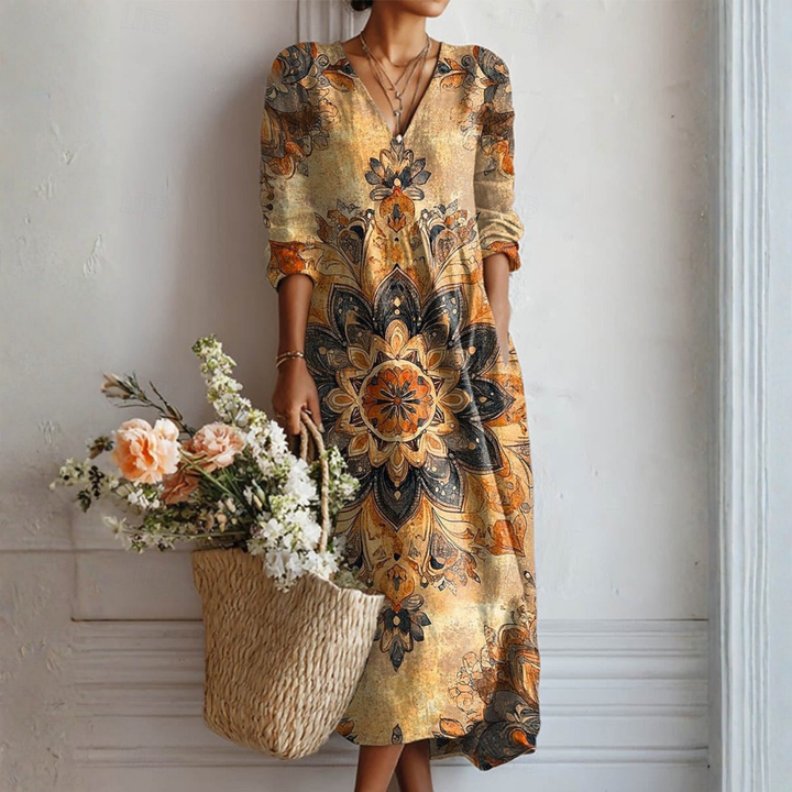 Dora™ | Blumenkleid Natürliche Eleganz
