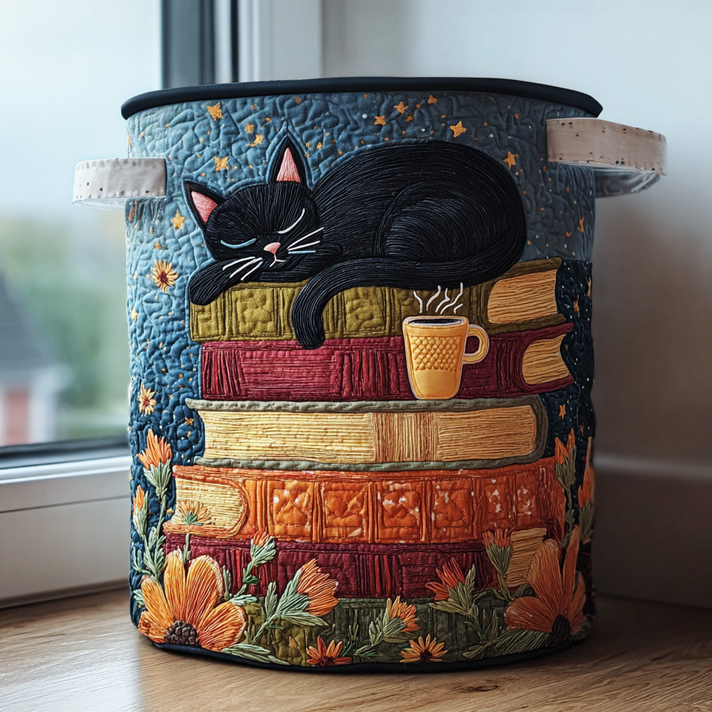 Ester – Quilt-Wäschekorb mit Buchmotiv